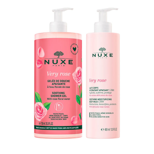 Duo Gelée de Douche et Lait Corps, Very Rose